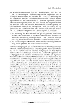 Image of the Page - 67 - in Die Corona-Pandemie - Ethische, gesellschaftliche und theologische Reflexionen einer Krise