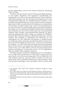 Bild der Seite - 88 - in Die Corona-Pandemie - Ethische, gesellschaftliche und theologische Reflexionen einer Krise