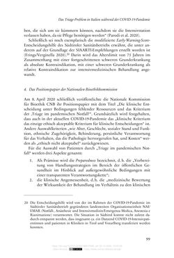 Bild der Seite - 99 - in Die Corona-Pandemie - Ethische, gesellschaftliche und theologische Reflexionen einer Krise