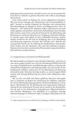 Bild der Seite - 111 - in Die Corona-Pandemie - Ethische, gesellschaftliche und theologische Reflexionen einer Krise