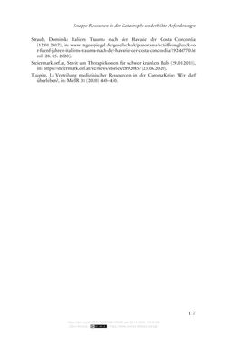 Image of the Page - 117 - in Die Corona-Pandemie - Ethische, gesellschaftliche und theologische Reflexionen einer Krise