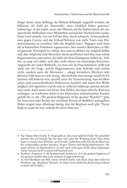 Image of the Page - 121 - in Die Corona-Pandemie - Ethische, gesellschaftliche und theologische Reflexionen einer Krise