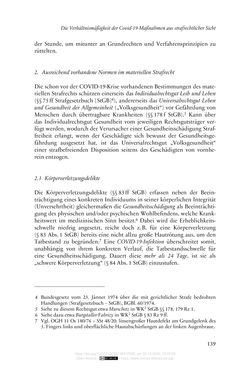 Bild der Seite - 139 - in Die Corona-Pandemie - Ethische, gesellschaftliche und theologische Reflexionen einer Krise