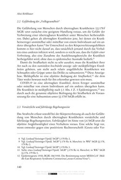 Bild der Seite - 140 - in Die Corona-Pandemie - Ethische, gesellschaftliche und theologische Reflexionen einer Krise