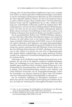 Bild der Seite - 141 - in Die Corona-Pandemie - Ethische, gesellschaftliche und theologische Reflexionen einer Krise