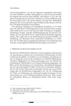 Bild der Seite - 142 - in Die Corona-Pandemie - Ethische, gesellschaftliche und theologische Reflexionen einer Krise