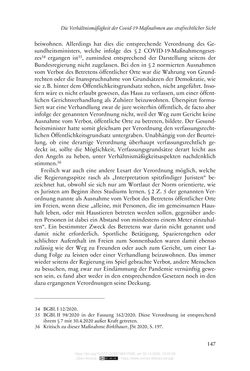 Bild der Seite - 147 - in Die Corona-Pandemie - Ethische, gesellschaftliche und theologische Reflexionen einer Krise