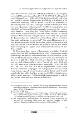 Image of the Page - 149 - in Die Corona-Pandemie - Ethische, gesellschaftliche und theologische Reflexionen einer Krise
