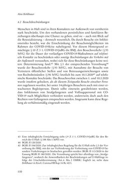 Image of the Page - 150 - in Die Corona-Pandemie - Ethische, gesellschaftliche und theologische Reflexionen einer Krise