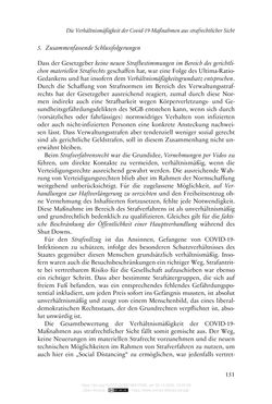 Image of the Page - 151 - in Die Corona-Pandemie - Ethische, gesellschaftliche und theologische Reflexionen einer Krise