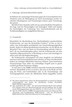 Bild der Seite - 161 - in Die Corona-Pandemie - Ethische, gesellschaftliche und theologische Reflexionen einer Krise