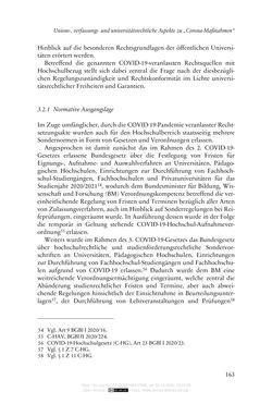 Image of the Page - 163 - in Die Corona-Pandemie - Ethische, gesellschaftliche und theologische Reflexionen einer Krise