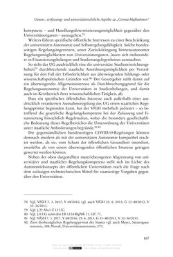 Image of the Page - 167 - in Die Corona-Pandemie - Ethische, gesellschaftliche und theologische Reflexionen einer Krise