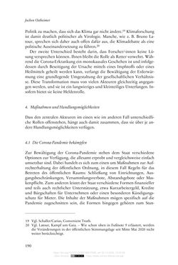 Image of the Page - 190 - in Die Corona-Pandemie - Ethische, gesellschaftliche und theologische Reflexionen einer Krise
