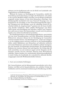 Image of the Page - 193 - in Die Corona-Pandemie - Ethische, gesellschaftliche und theologische Reflexionen einer Krise