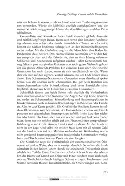 Bild der Seite - 203 - in Die Corona-Pandemie - Ethische, gesellschaftliche und theologische Reflexionen einer Krise