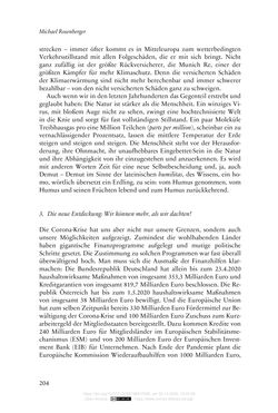 Bild der Seite - 204 - in Die Corona-Pandemie - Ethische, gesellschaftliche und theologische Reflexionen einer Krise