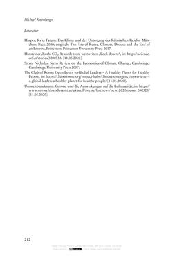 Image of the Page - 212 - in Die Corona-Pandemie - Ethische, gesellschaftliche und theologische Reflexionen einer Krise