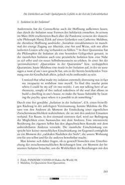 Image of the Page - 261 - in Die Corona-Pandemie - Ethische, gesellschaftliche und theologische Reflexionen einer Krise