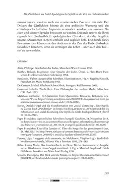 Image of the Page - 269 - in Die Corona-Pandemie - Ethische, gesellschaftliche und theologische Reflexionen einer Krise