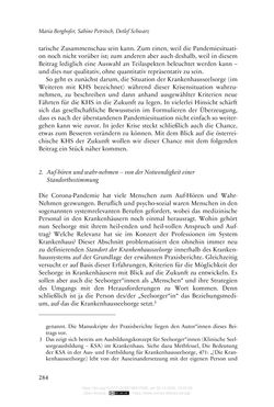 Image of the Page - 284 - in Die Corona-Pandemie - Ethische, gesellschaftliche und theologische Reflexionen einer Krise