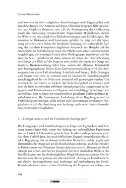 Bild der Seite - 304 - in Die Corona-Pandemie - Ethische, gesellschaftliche und theologische Reflexionen einer Krise