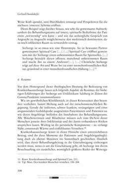 Bild der Seite - 308 - in Die Corona-Pandemie - Ethische, gesellschaftliche und theologische Reflexionen einer Krise