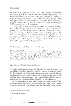 Bild der Seite - 322 - in Die Corona-Pandemie - Ethische, gesellschaftliche und theologische Reflexionen einer Krise