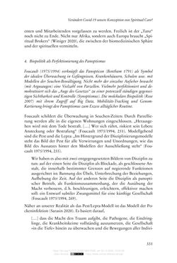Image of the Page - 331 - in Die Corona-Pandemie - Ethische, gesellschaftliche und theologische Reflexionen einer Krise