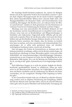 Bild der Seite - 345 - in Die Corona-Pandemie - Ethische, gesellschaftliche und theologische Reflexionen einer Krise