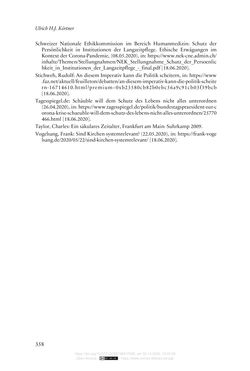 Bild der Seite - 358 - in Die Corona-Pandemie - Ethische, gesellschaftliche und theologische Reflexionen einer Krise