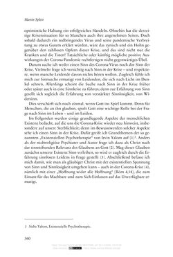 Bild der Seite - 360 - in Die Corona-Pandemie - Ethische, gesellschaftliche und theologische Reflexionen einer Krise