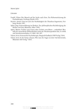 Bild der Seite - 368 - in Die Corona-Pandemie - Ethische, gesellschaftliche und theologische Reflexionen einer Krise