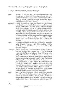 Image of the Page - 392 - in Die Corona-Pandemie - Ethische, gesellschaftliche und theologische Reflexionen einer Krise