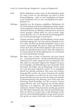 Image of the Page - 394 - in Die Corona-Pandemie - Ethische, gesellschaftliche und theologische Reflexionen einer Krise