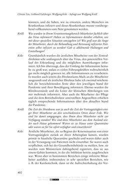 Bild der Seite - 402 - in Die Corona-Pandemie - Ethische, gesellschaftliche und theologische Reflexionen einer Krise
