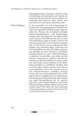 Image of the Page - 412 - in Die Corona-Pandemie - Ethische, gesellschaftliche und theologische Reflexionen einer Krise