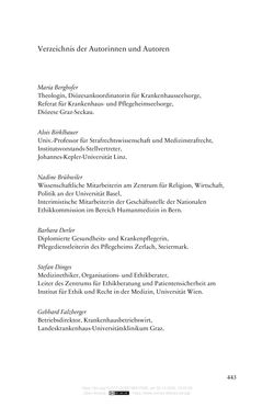 Image of the Page - 443 - in Die Corona-Pandemie - Ethische, gesellschaftliche und theologische Reflexionen einer Krise