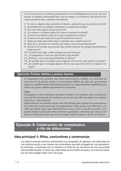 Bild der Seite - 118 - in Cosmopolitismo Reflexivo - Educar mediante la investigación filosófica para construir comunidades inclusivas