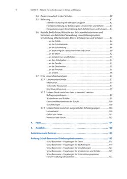 Bild der Seite - 14 - in COVID-19 und aktuelle Herausforderungen in Schule und Bildung - Erste Befunde des Schul-Barometers in Deutschland, Österreich und der Schweiz
