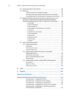 Image of the Page - 14 - in COVID-19 und aktuelle Herausforderungen in Schule und Bildung - Erste Befunde des Schul-Barometers in Deutschland, Österreich und der Schweiz