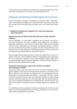 Bild der Seite - 29 - in COVID-19 und aktuelle Herausforderungen in Schule und Bildung - Erste Befunde des Schul-Barometers in Deutschland, Österreich und der Schweiz