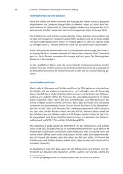Image of the Page - 48 - in COVID-19 und aktuelle Herausforderungen in Schule und Bildung - Erste Befunde des Schul-Barometers in Deutschland, Österreich und der Schweiz