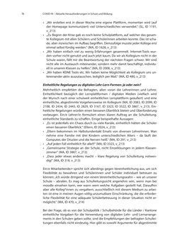 Image of the Page - 76 - in COVID-19 und aktuelle Herausforderungen in Schule und Bildung - Erste Befunde des Schul-Barometers in Deutschland, Österreich und der Schweiz