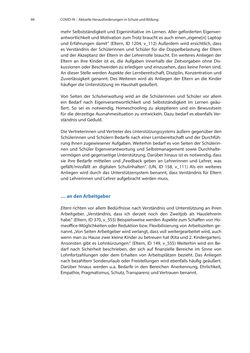 Image of the Page - 94 - in COVID-19 und aktuelle Herausforderungen in Schule und Bildung - Erste Befunde des Schul-Barometers in Deutschland, Österreich und der Schweiz