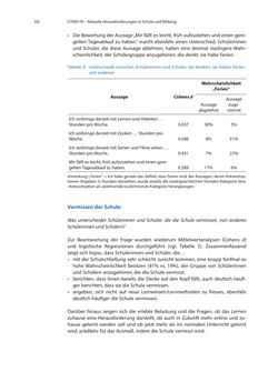 Bild der Seite - 102 - in COVID-19 und aktuelle Herausforderungen in Schule und Bildung - Erste Befunde des Schul-Barometers in Deutschland, Österreich und der Schweiz
