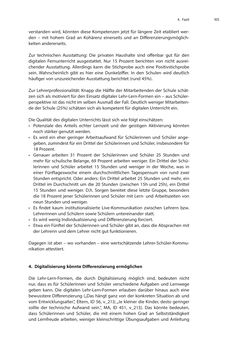 Bild der Seite - 105 - in COVID-19 und aktuelle Herausforderungen in Schule und Bildung - Erste Befunde des Schul-Barometers in Deutschland, Österreich und der Schweiz