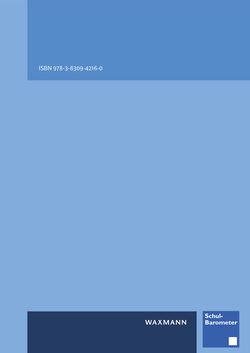 Image of the Page - Einband hinten - in COVID-19 und aktuelle Herausforderungen in Schule und Bildung - Erste Befunde des Schul-Barometers in Deutschland, Österreich und der Schweiz