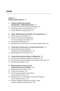 Bild der Seite - 5 - in Cultural Governance in Österreich - Eine interpretative Policy-Analyse zu kulturpolitischen Entscheidungsprozessen in Linz und Graz