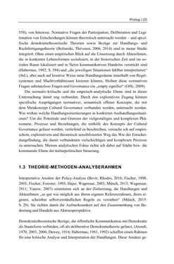 Image of the Page - 25 - in Cultural Governance in Österreich - Eine interpretative Policy-Analyse zu kulturpolitischen Entscheidungsprozessen in Linz und Graz